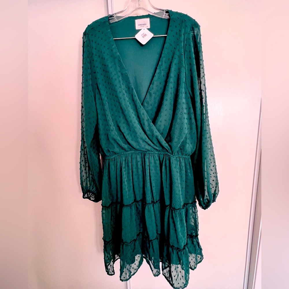 Teal Green Dress